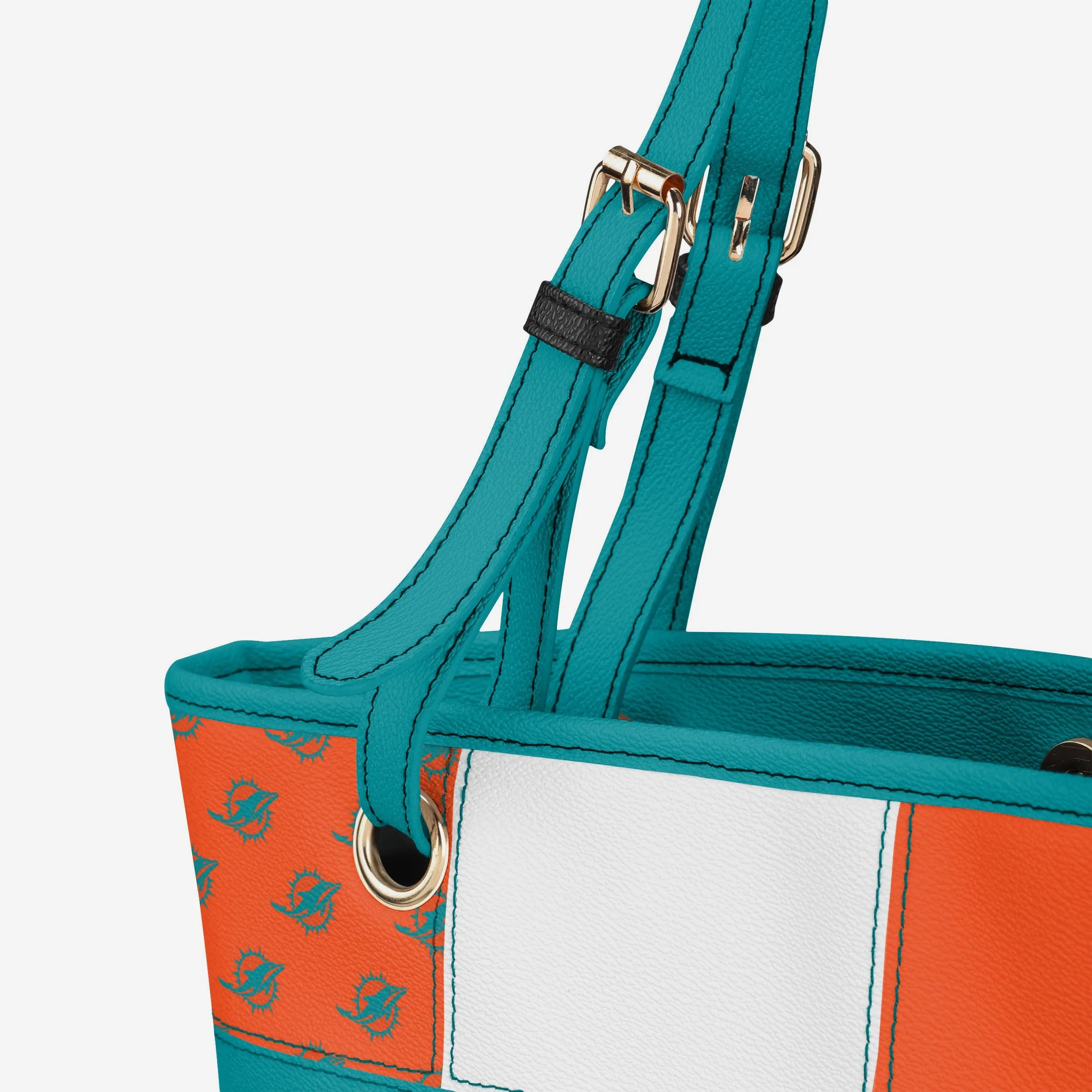 Miami Dolphins Printed Collage Tote