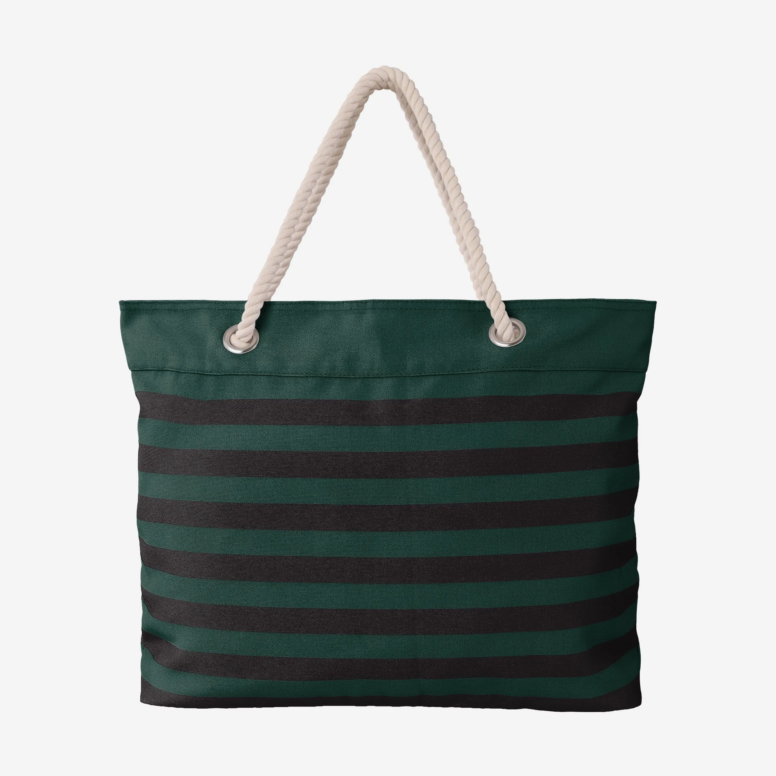 Michigan State Spartans Nautical Stripe Tote Bag