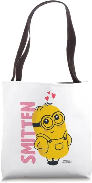 Minions Valentine’s Day Smitten Tote Bag
