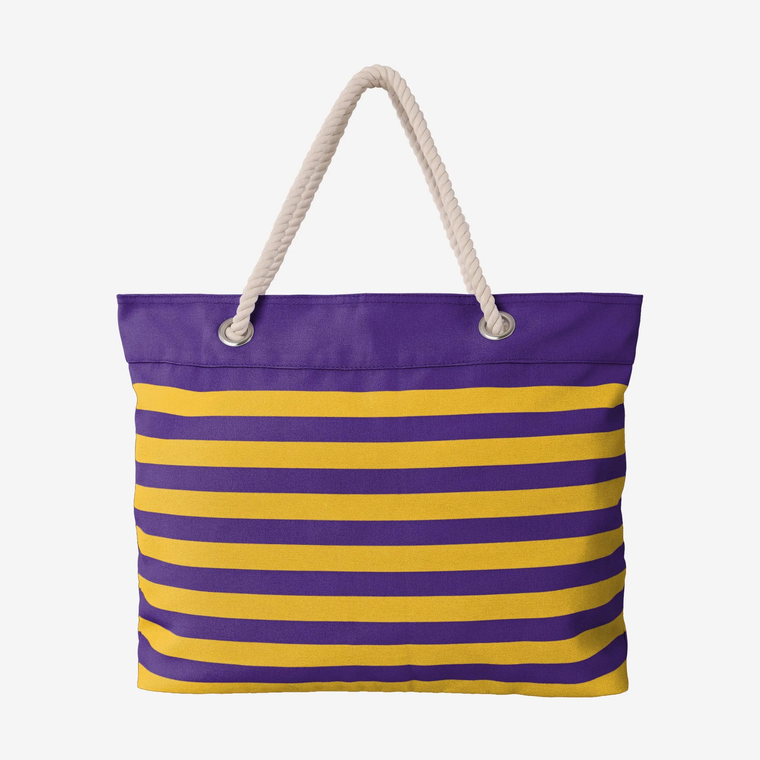 Minnesota Vikings Nautical Stripe Tote