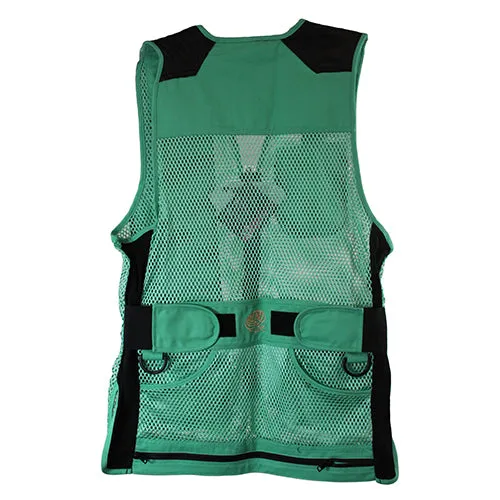 Miz Women's Mesh Vest, Lthr Trm Rh-sm-tq
