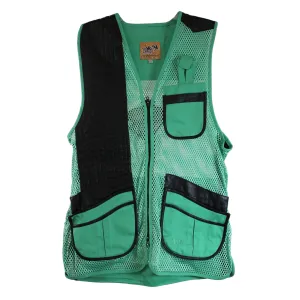 Miz Women's Mesh Vest, Lthr Trm Rh-sm-tq