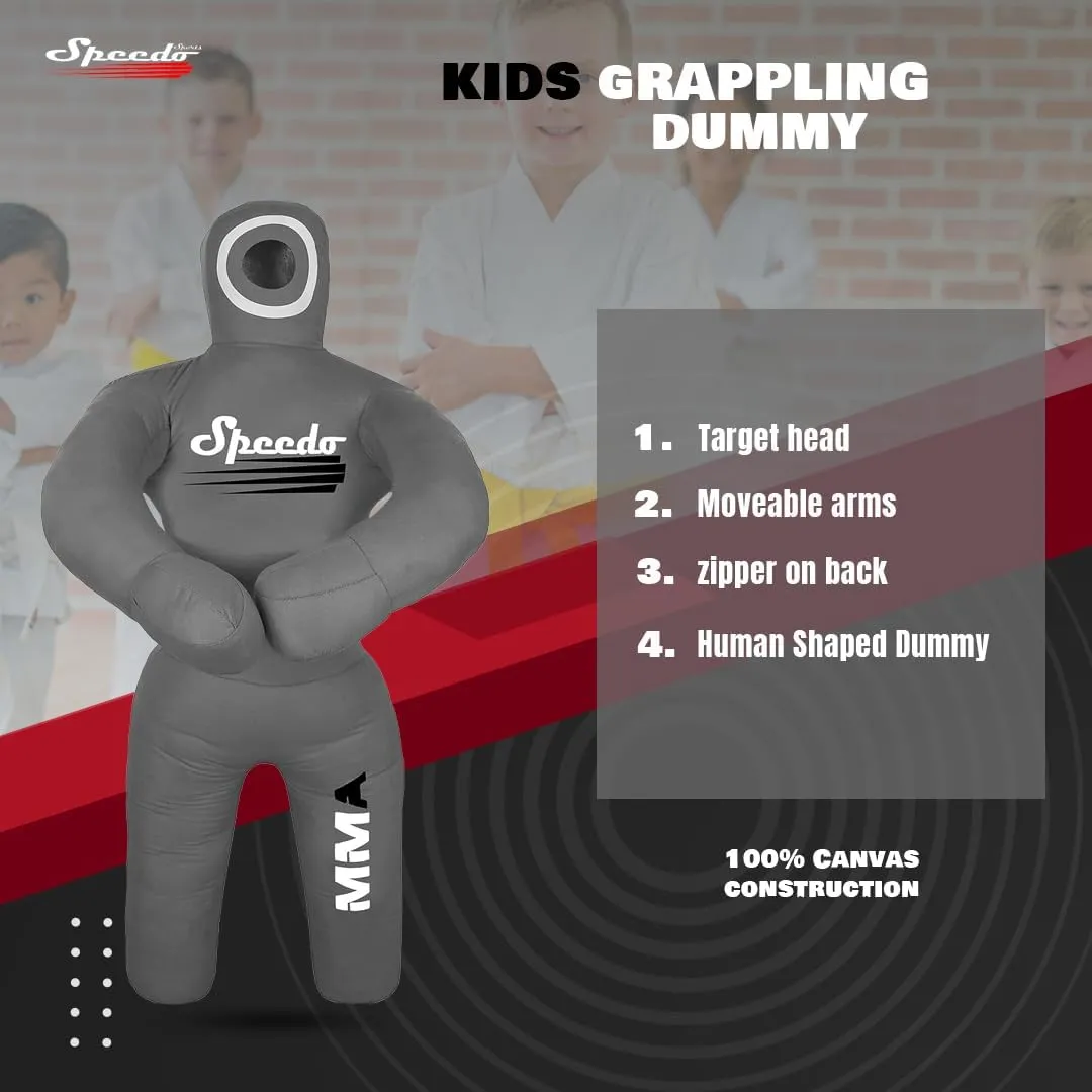 MMA Grappling Dummy Brazilian JIU Jitsu BJJ Punching Bag for Self Defense Wrestling Judo Karate Boxing Throwing Submission Standing Position - UNFILLED
