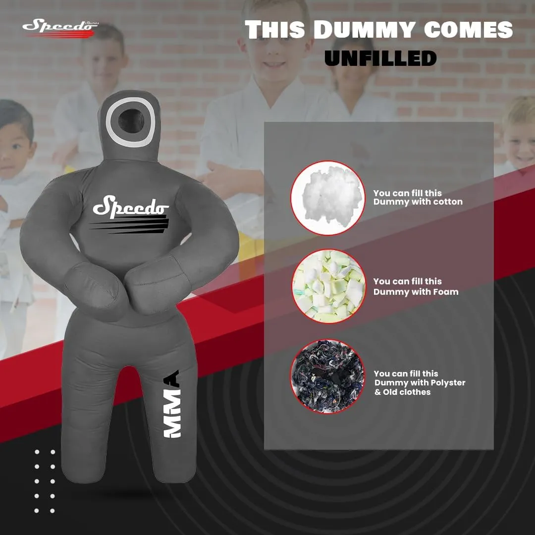MMA Grappling Dummy Brazilian JIU Jitsu BJJ Punching Bag for Self Defense Wrestling Judo Karate Boxing Throwing Submission Standing Position - UNFILLED