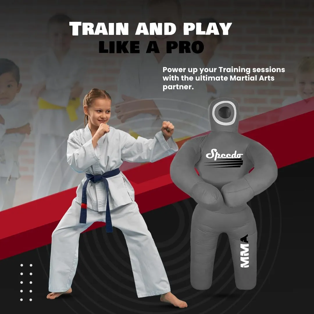 MMA Grappling Dummy Brazilian JIU Jitsu BJJ Punching Bag for Self Defense Wrestling Judo Karate Boxing Throwing Submission Standing Position - UNFILLED
