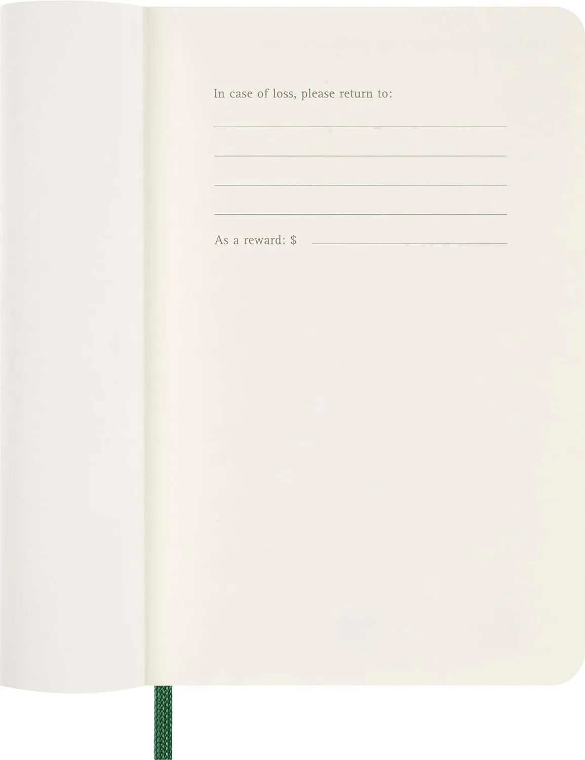 Moleskine Classic 12 Month 2025 Weekly Planner, Soft Cover, Pocket (3.5" x 5.5"), Myrtle Green, 144 pages