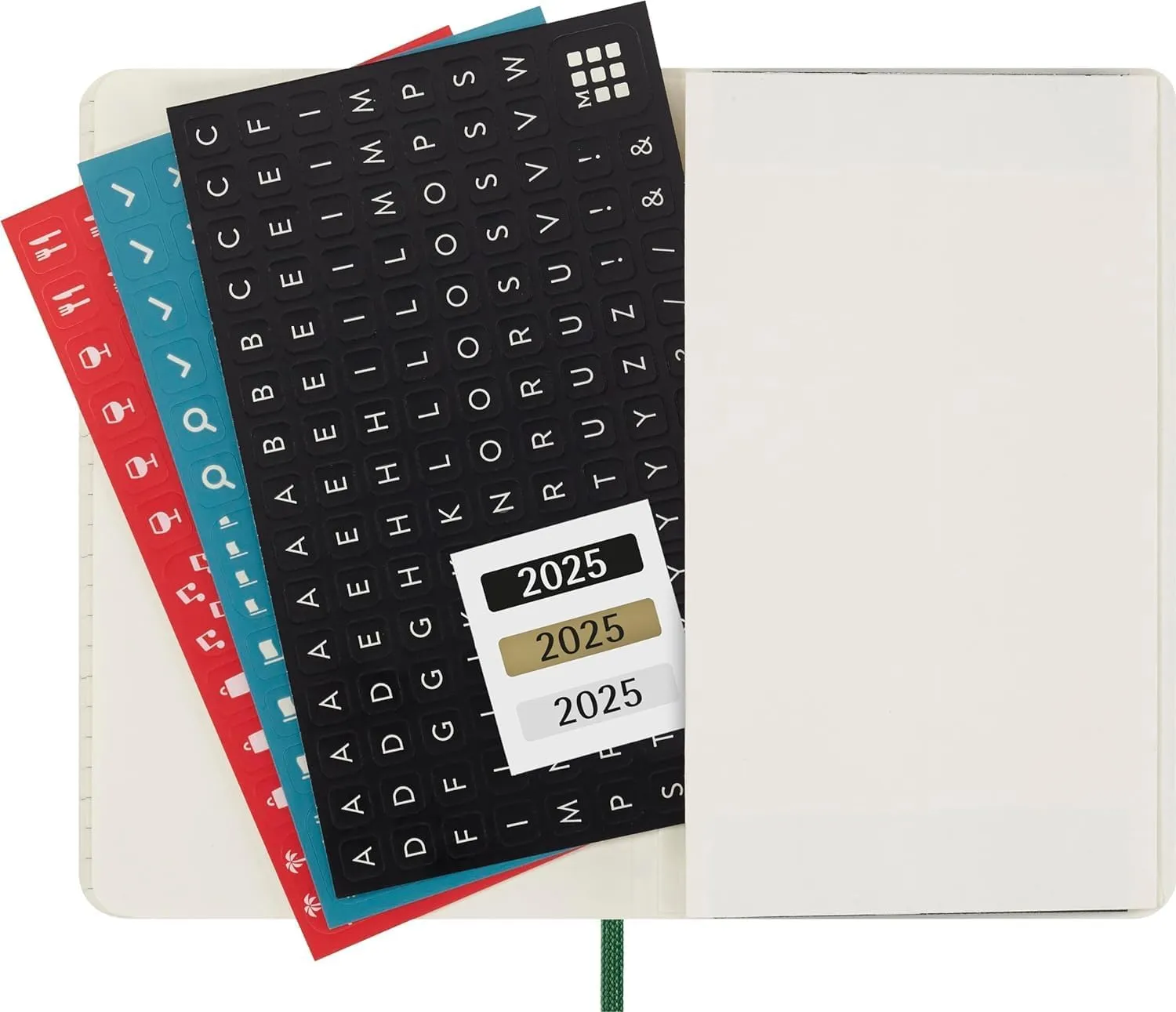 Moleskine Classic 12 Month 2025 Weekly Planner, Soft Cover, Pocket (3.5" x 5.5"), Myrtle Green, 144 pages