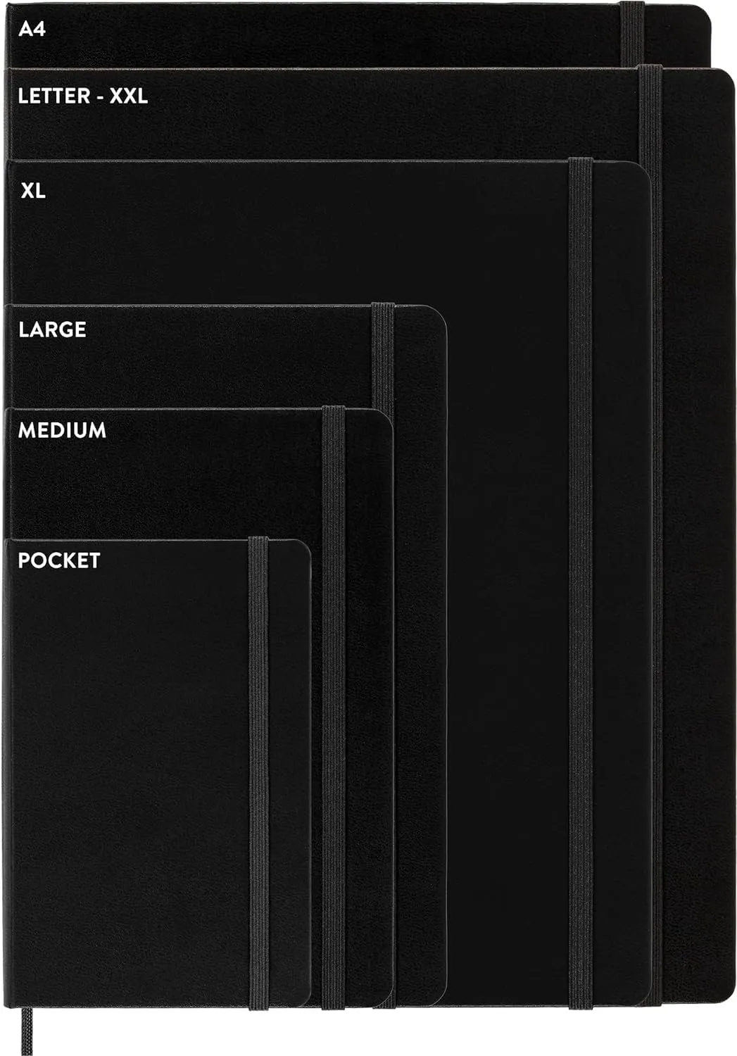 Moleskine Classic 18 Month 2024-2025 Weekly Horizontal Planner,Hard Cover, Large (5" x 8.25"), Black, 208 pages