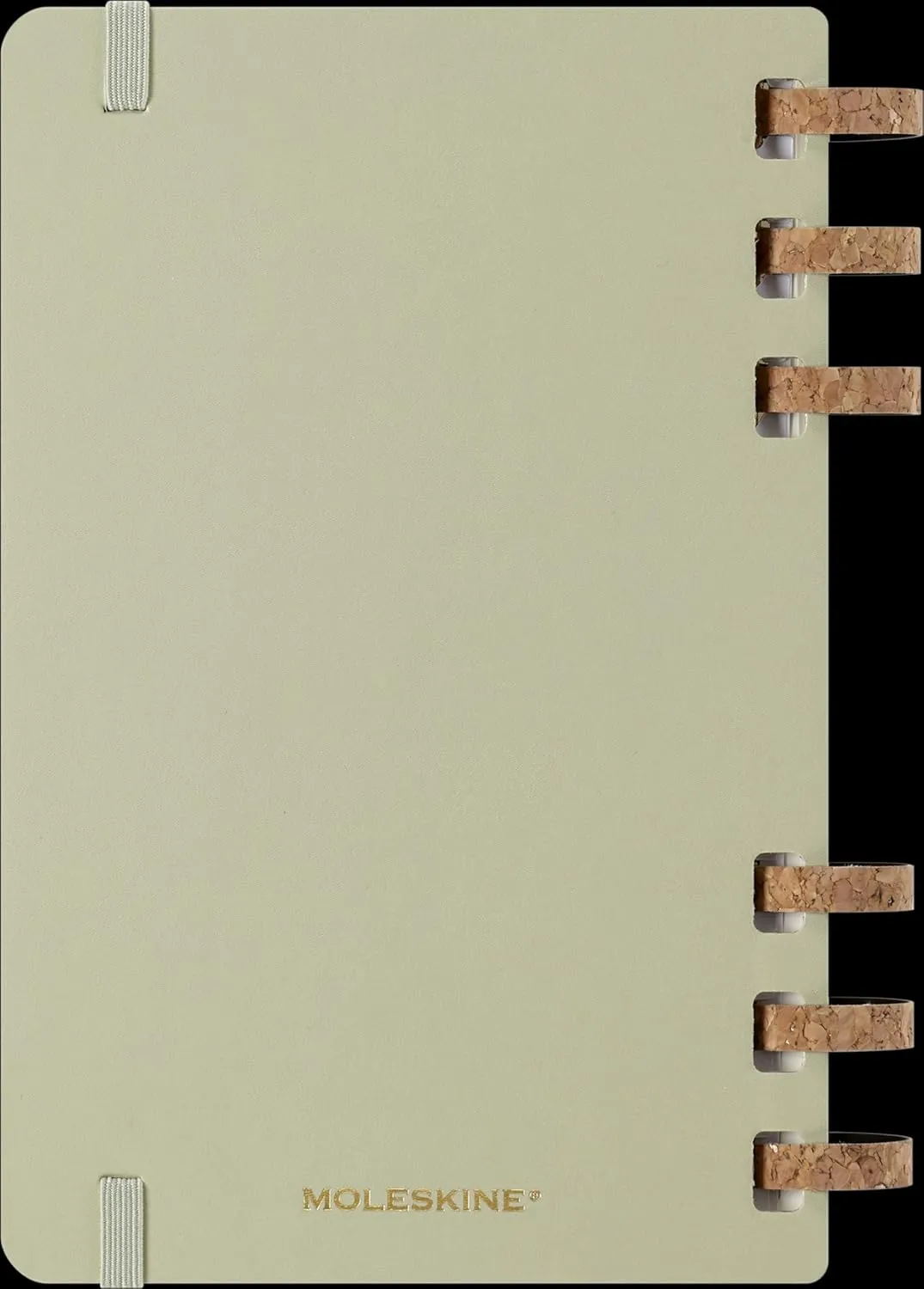 Moleskine Spiral 12 Month 2025 Solar Year Planner, Hard Cover, Large (5" x 8.25"), Kiwi, 200 pages