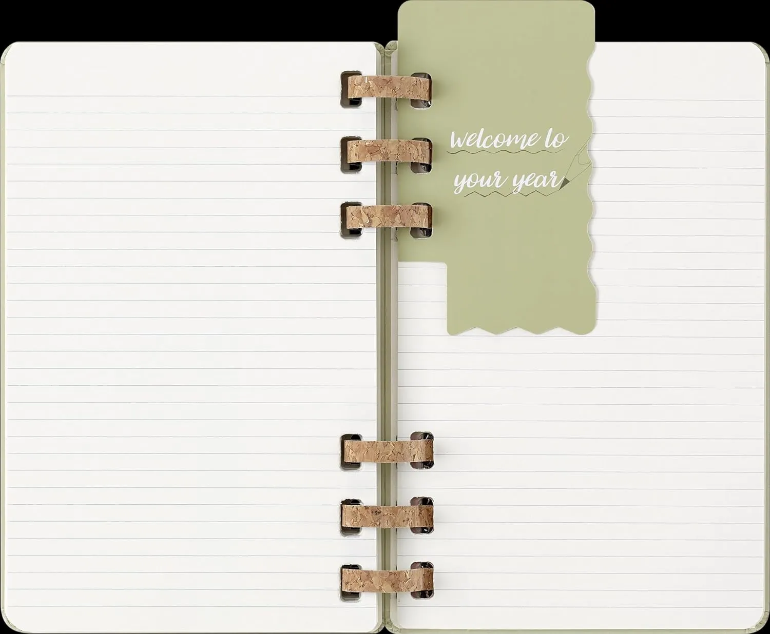 Moleskine Spiral 12 Month 2025 Solar Year Planner, Hard Cover, Large (5" x 8.25"), Kiwi, 200 pages