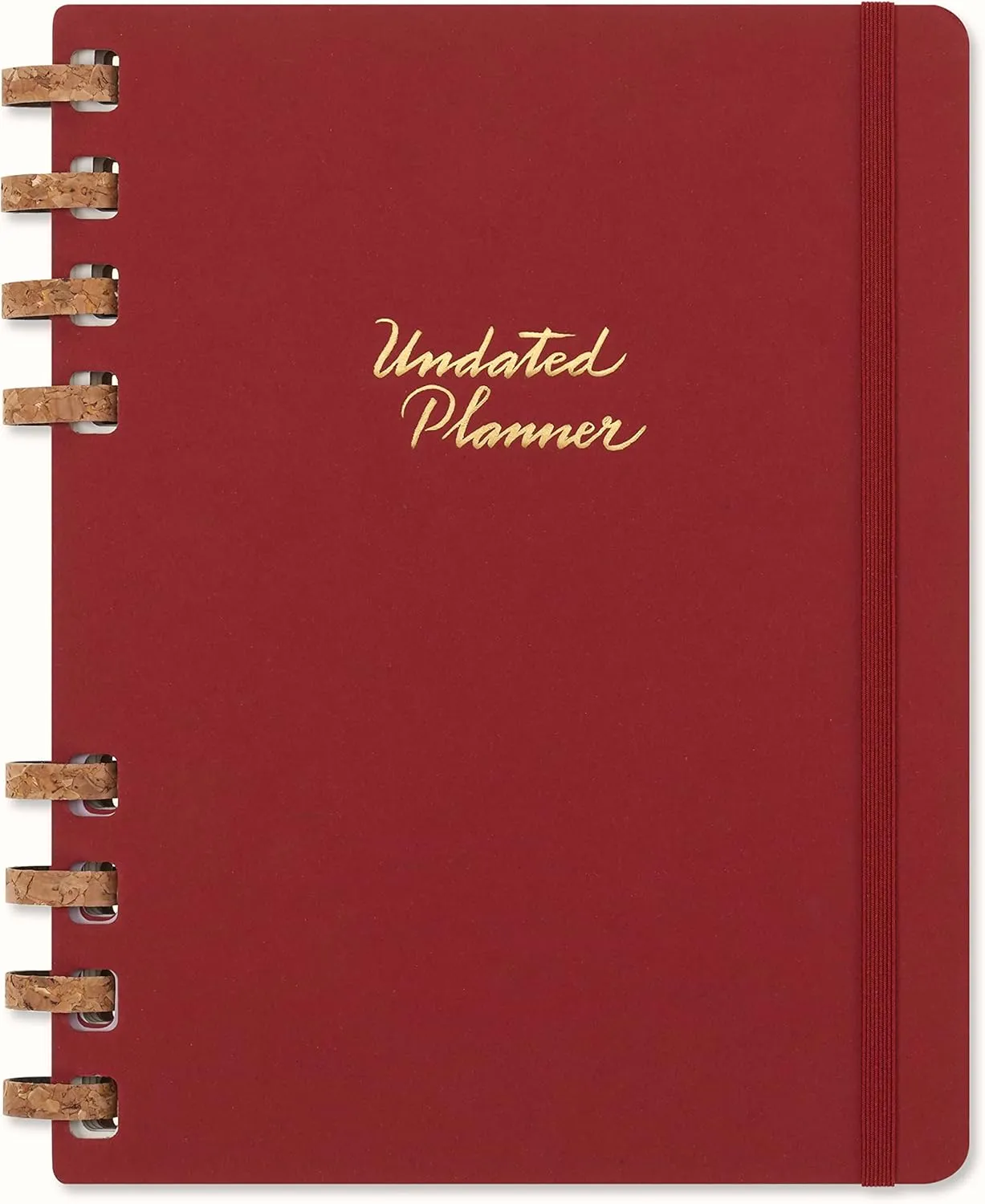 Moleskine Undated Spiral Planner, 12M, Extra Large, Crush Cherry, Hard Cover (7.5 x 10)