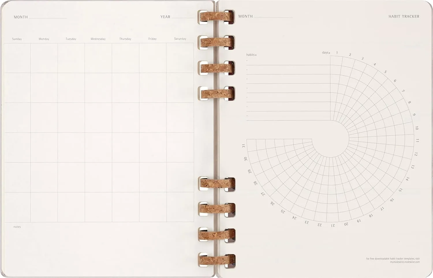 Moleskine Undated Spiral Planner, 12M, Extra Large, Crush Grape, Hard Cover (7.5 x 10)