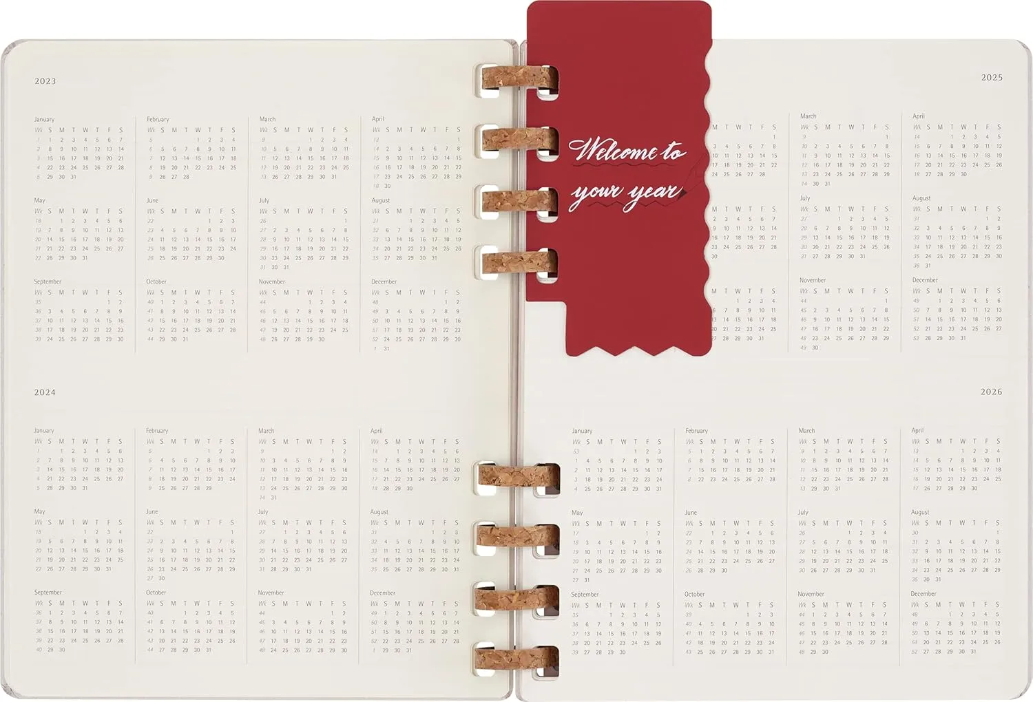 Moleskine Undated Spiral Planner, 12M, Extra Large, Crush Grape, Hard Cover (7.5 x 10)