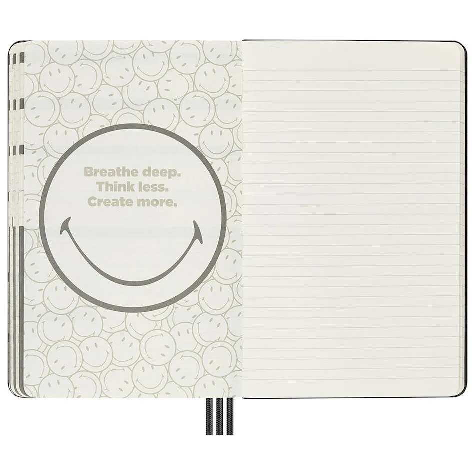 Moleskine x Kaweco Rollerball Pen Notebook and Positivity Planner Set Limited Edition Smiley
