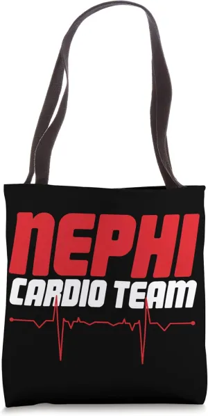 Mormon Missionary Runner Running Nephi Cardio Team Tote Bag
