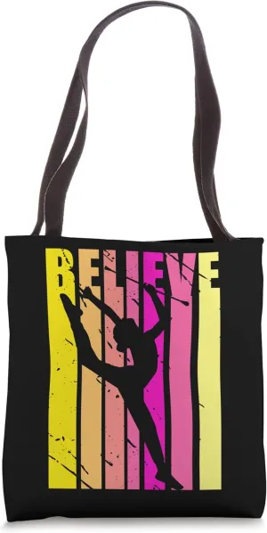 Motivational Girls Rhythmic Gymnastics Teen Teenager Cool Tote Bag