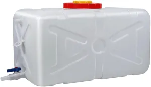 NAKAN Large Plastics Water Container Drinking Car Water Carrier Container Food Grade HDPE Raw Material for Home Camping Picnic BBQ Self-Driving Tour with Raw Material Belt(Size:80L)