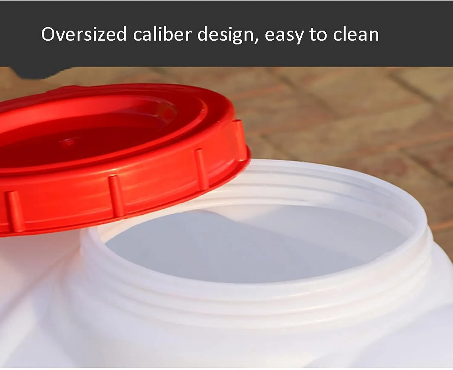 NAKAN Large Plastics Water Container Drinking Car Water Carrier Container Food Grade HDPE Raw Material for Home Camping Picnic BBQ Self-Driving Tour with Raw Material Belt(Size:80L)