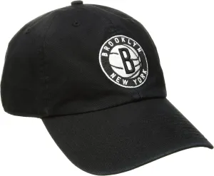 NBA Brooklyn Nets Adult NBA '47 Clean Up Adjustable Hat, One Size, Black