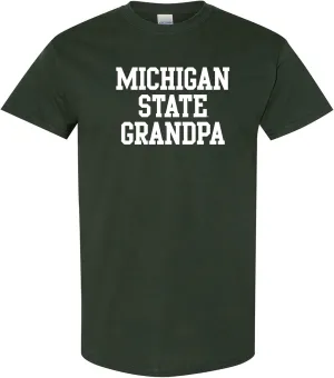 NCAA Basic Block Grandpa, Team Color T Shirt, College, University