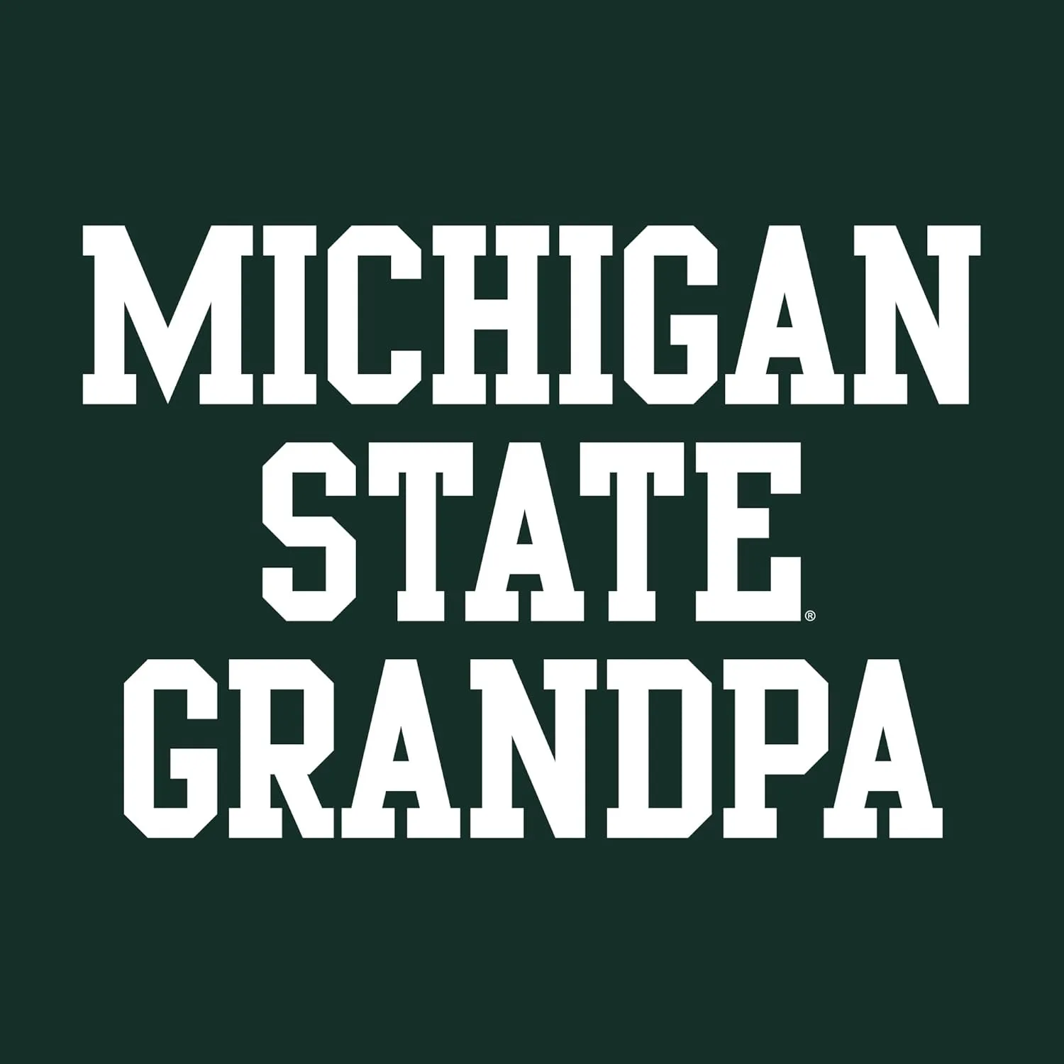 NCAA Basic Block Grandpa, Team Color T Shirt, College, University