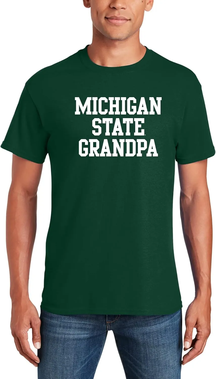 NCAA Basic Block Grandpa, Team Color T Shirt, College, University