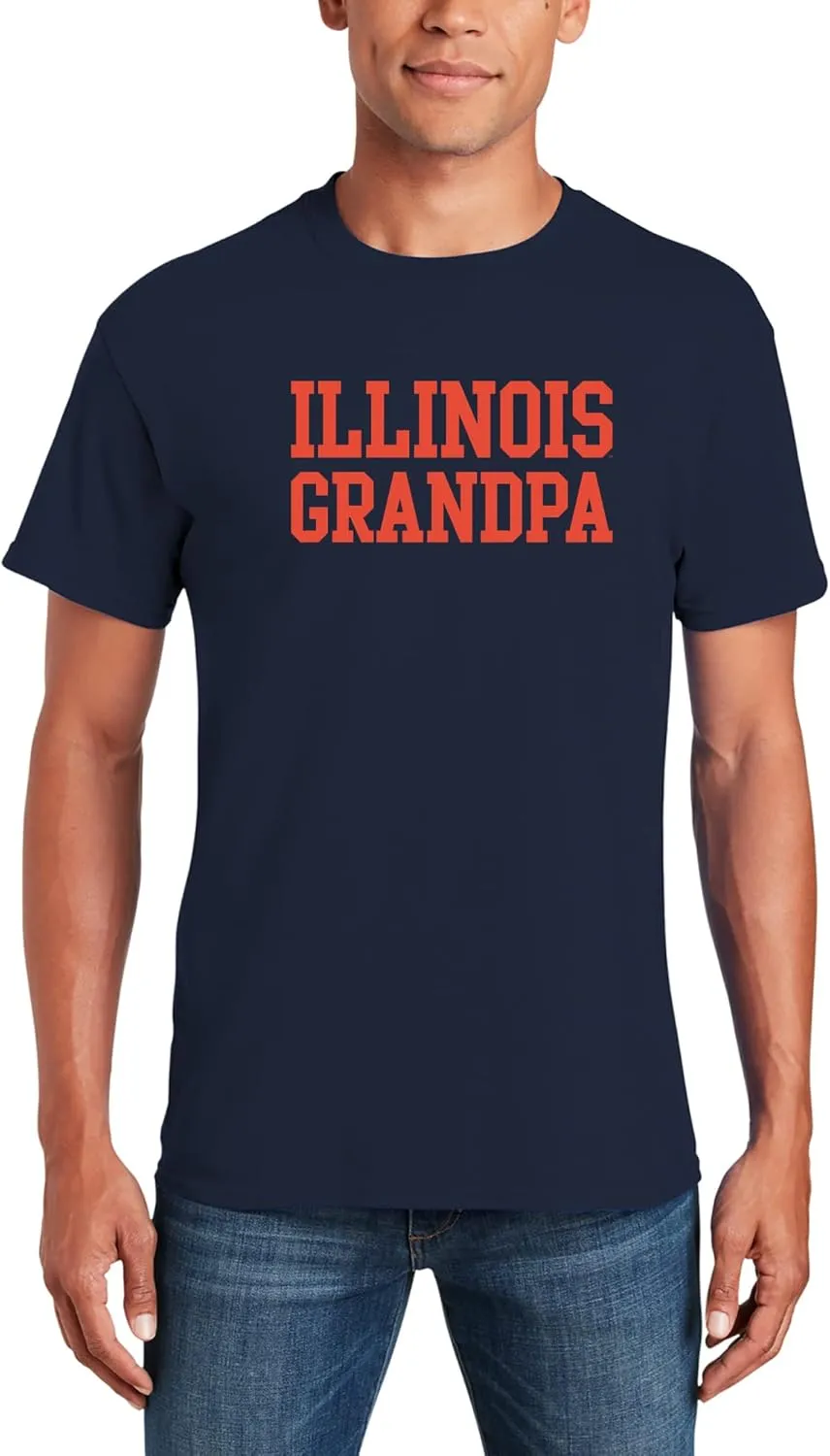 NCAA Basic Block Grandpa, Team Color T Shirt, College, University