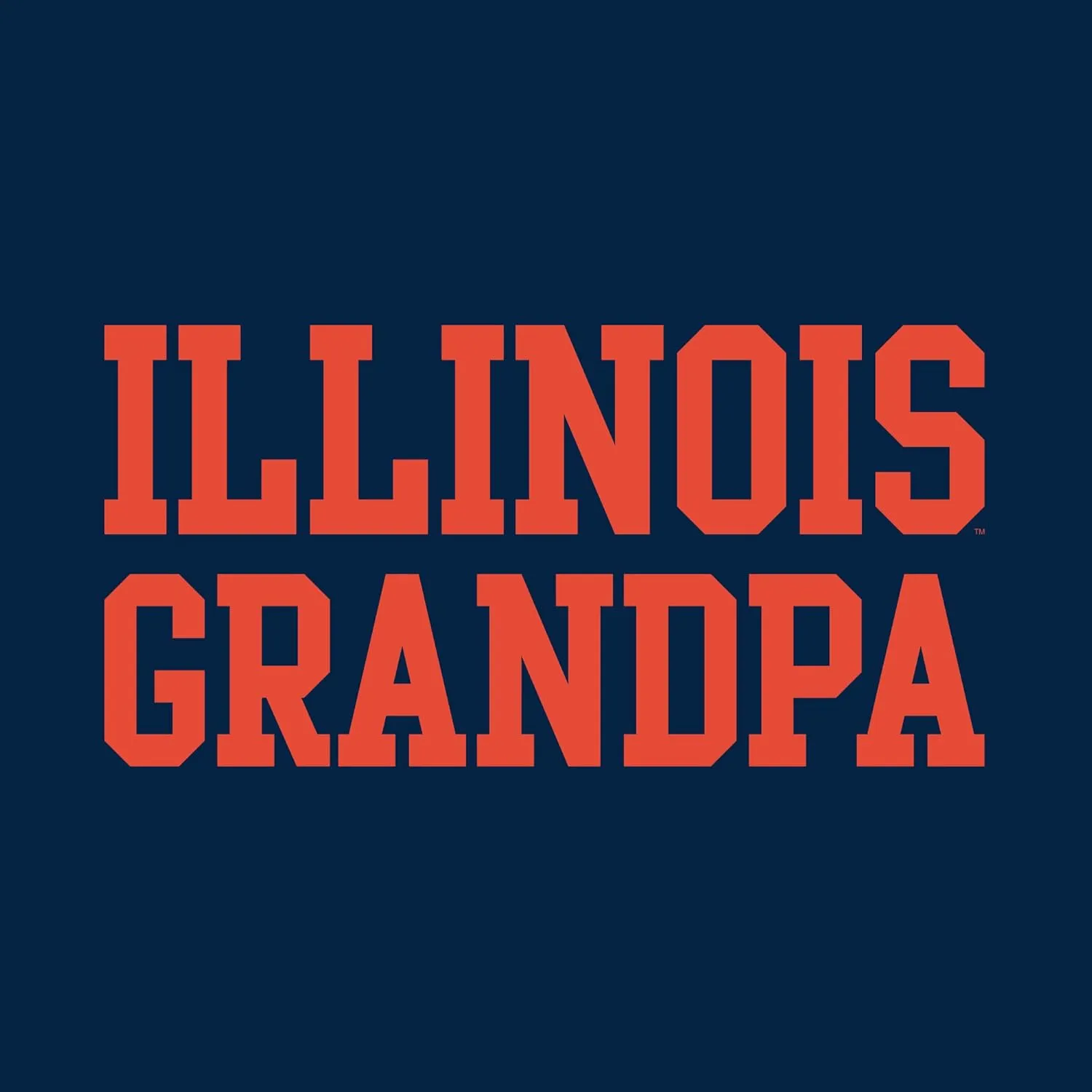 NCAA Basic Block Grandpa, Team Color T Shirt, College, University