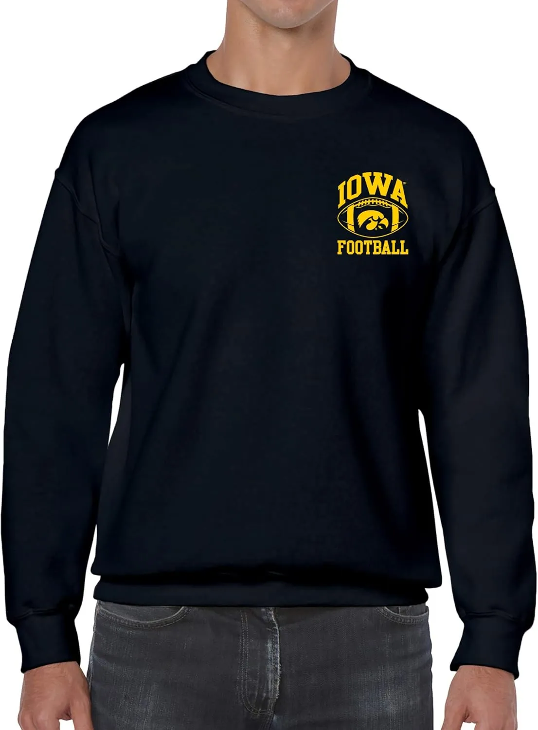 NCAA Football Arch LC, Team Color Crewneck, College, University