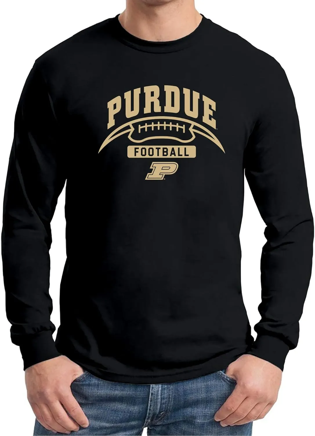 NCAA Football Crescent, Team Color Long Sleeve, College, University