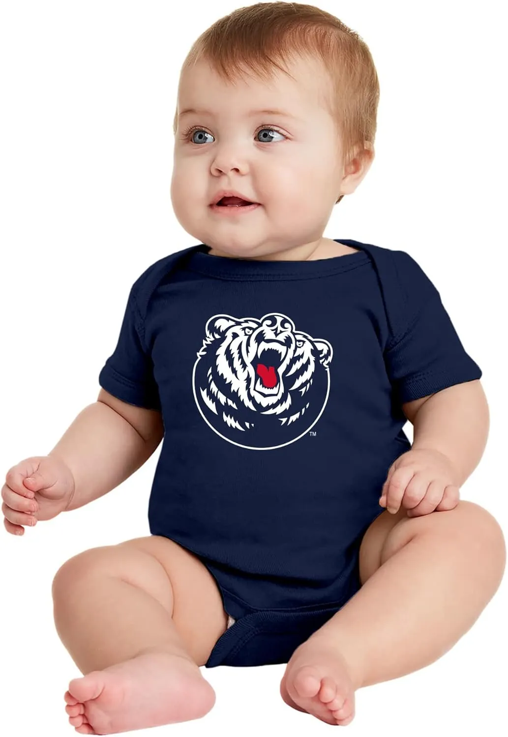 NCAA Primary Logo, Team Color Infant Creeper Bodysuit, College, University