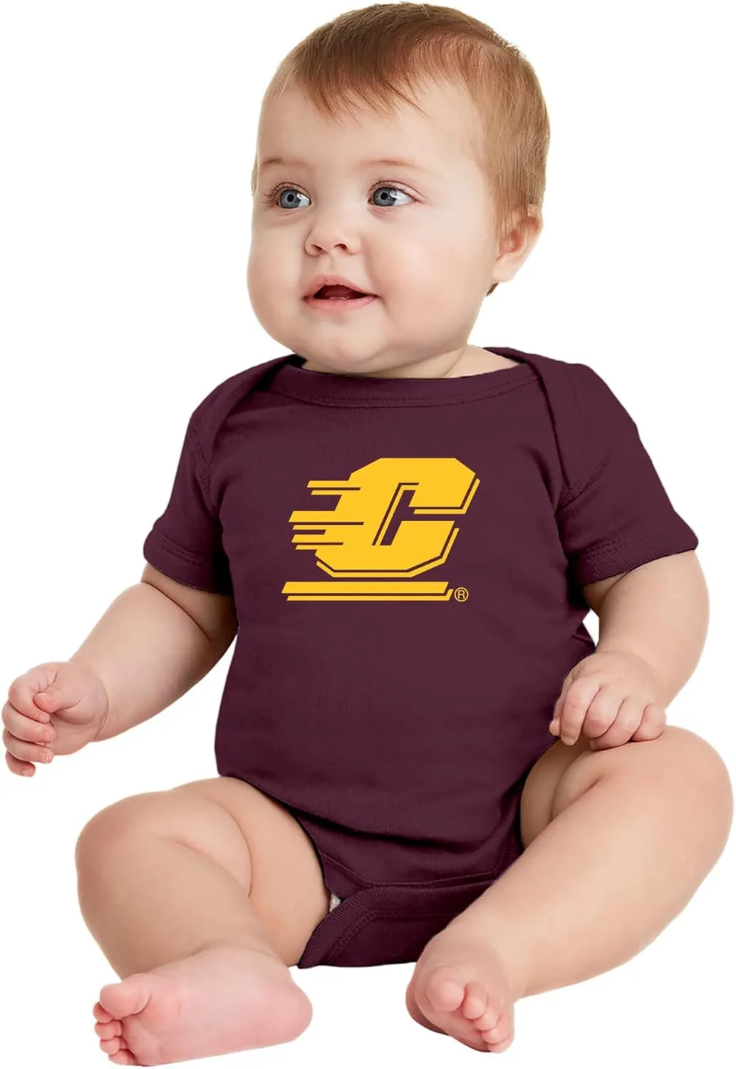 NCAA Primary Logo, Team Color Infant Creeper Bodysuit, College, University