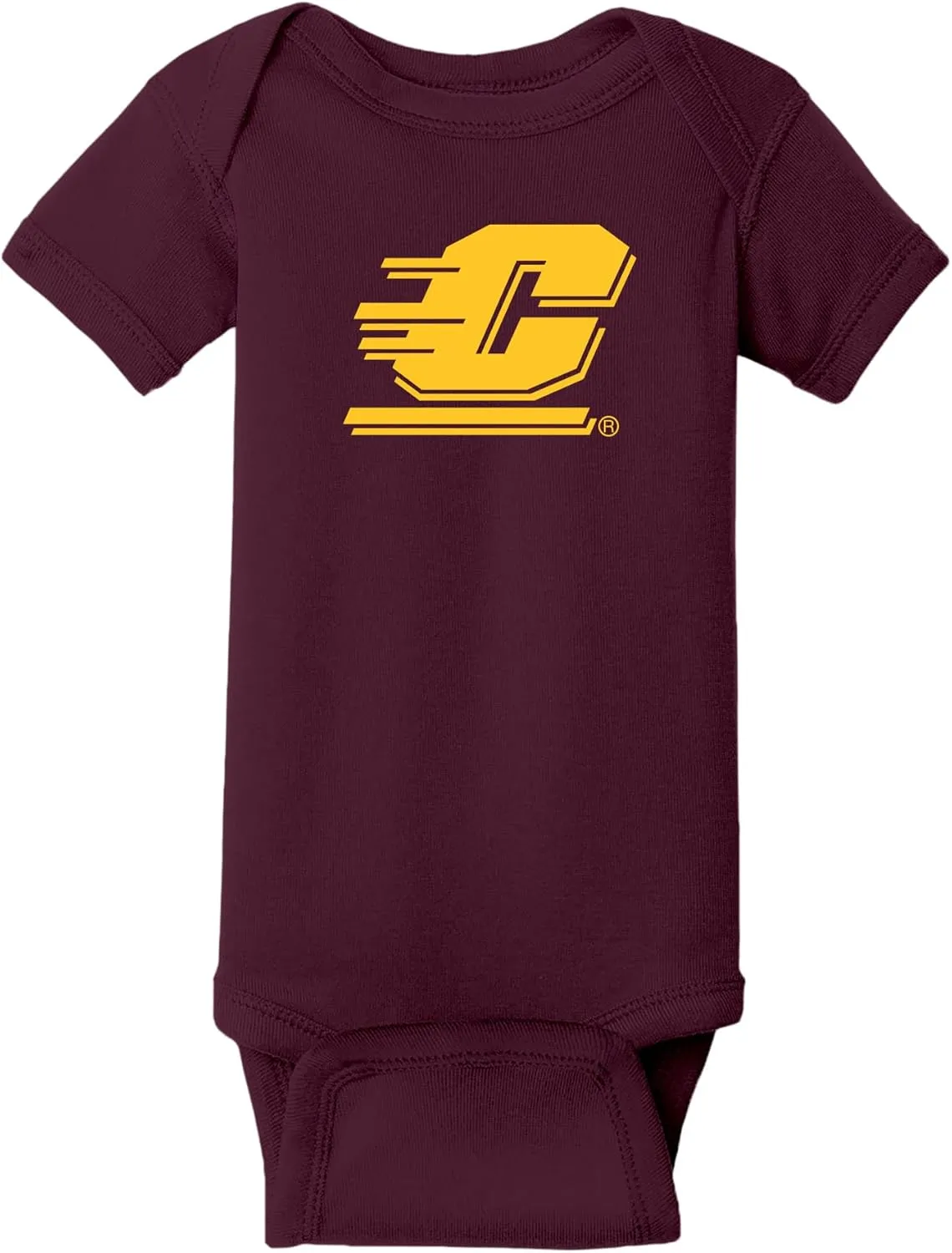 NCAA Primary Logo, Team Color Infant Creeper Bodysuit, College, University