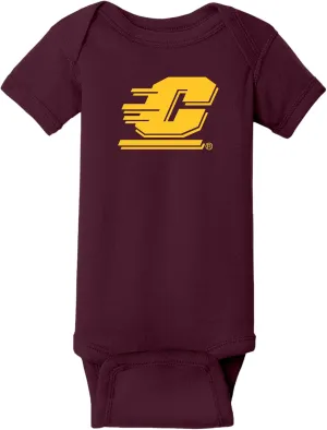 NCAA Primary Logo, Team Color Infant Creeper Bodysuit, College, University