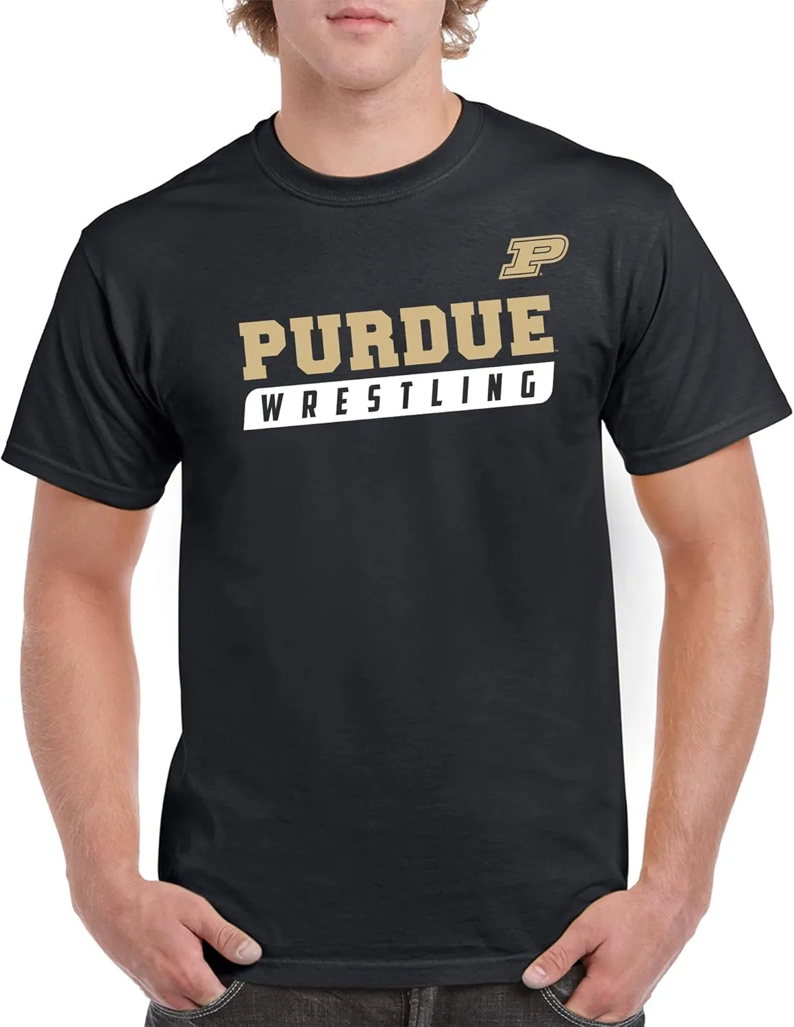 NCAA Wrestling Slant, Team Color T Shirt, College, University