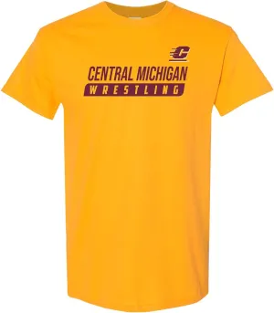 NCAA Wrestling Slant, Team Color T Shirt, College, University