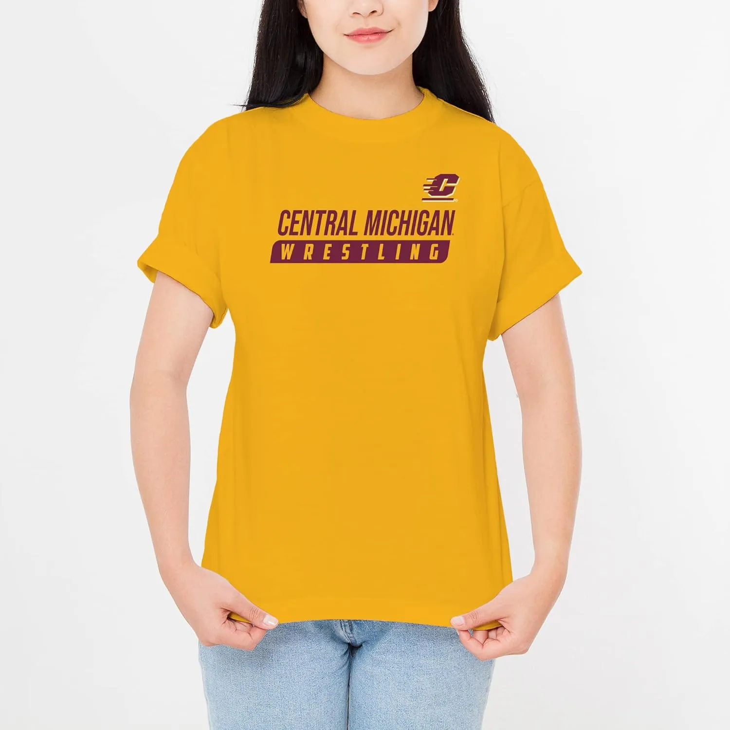 NCAA Wrestling Slant, Team Color T Shirt, College, University