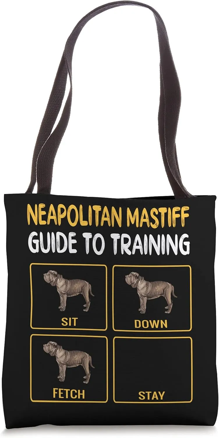 Neapolitan Mastiff Guide To Training Dog Obedience Tote Bag