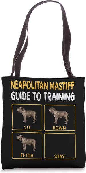 Neapolitan Mastiff Guide To Training Dog Obedience Tote Bag