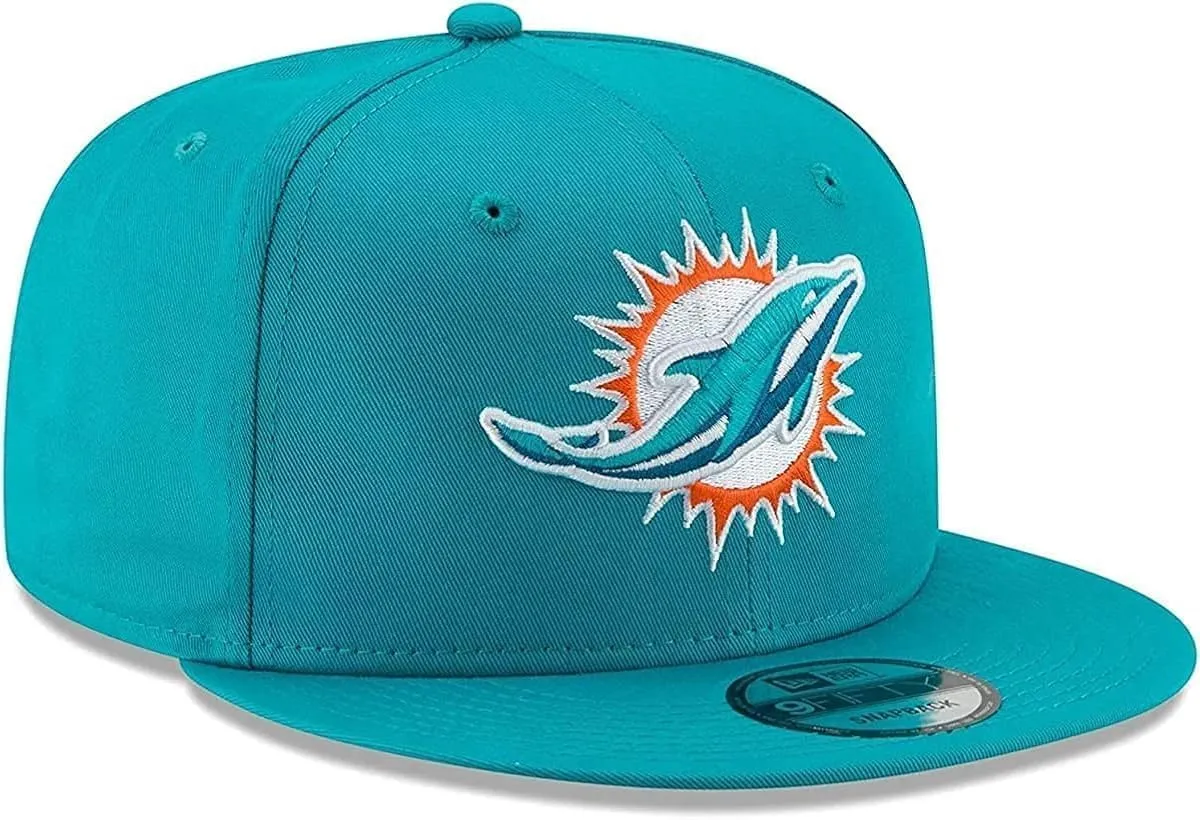 New Era NFL 9FIFTY Team Color Adjustable Snapback Hat Cap - One Size