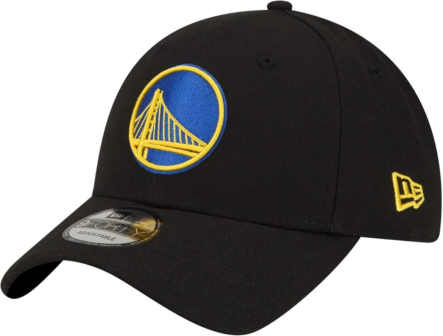 New Era Unisex-Adult NBA The League 9FORTY Basketball Black Alternate Team Color Adjustable Hat Cap One Size Fits All