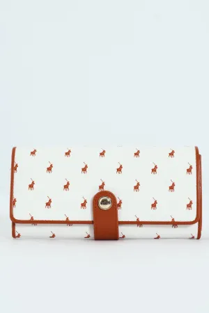 New Iconic Clutch Purse - White