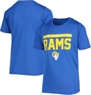 NFL Kids Youth 8-20 Blitz Team Color Polyester Primary Logo Short Sleeve Official Football T-Shirt