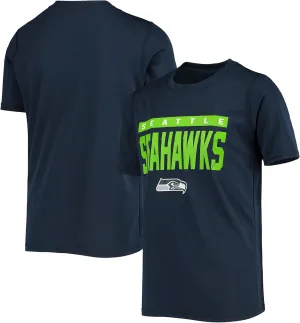 NFL Kids Youth 8-20 Blitz Team Color Polyester Primary Logo Short Sleeve Official Football T-Shirt