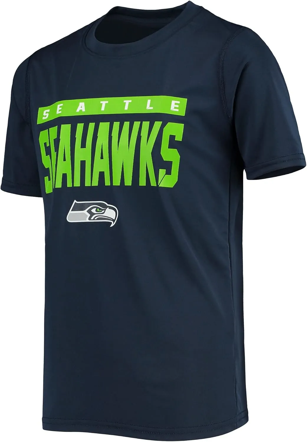 NFL Kids Youth 8-20 Blitz Team Color Polyester Primary Logo Short Sleeve Official Football T-Shirt