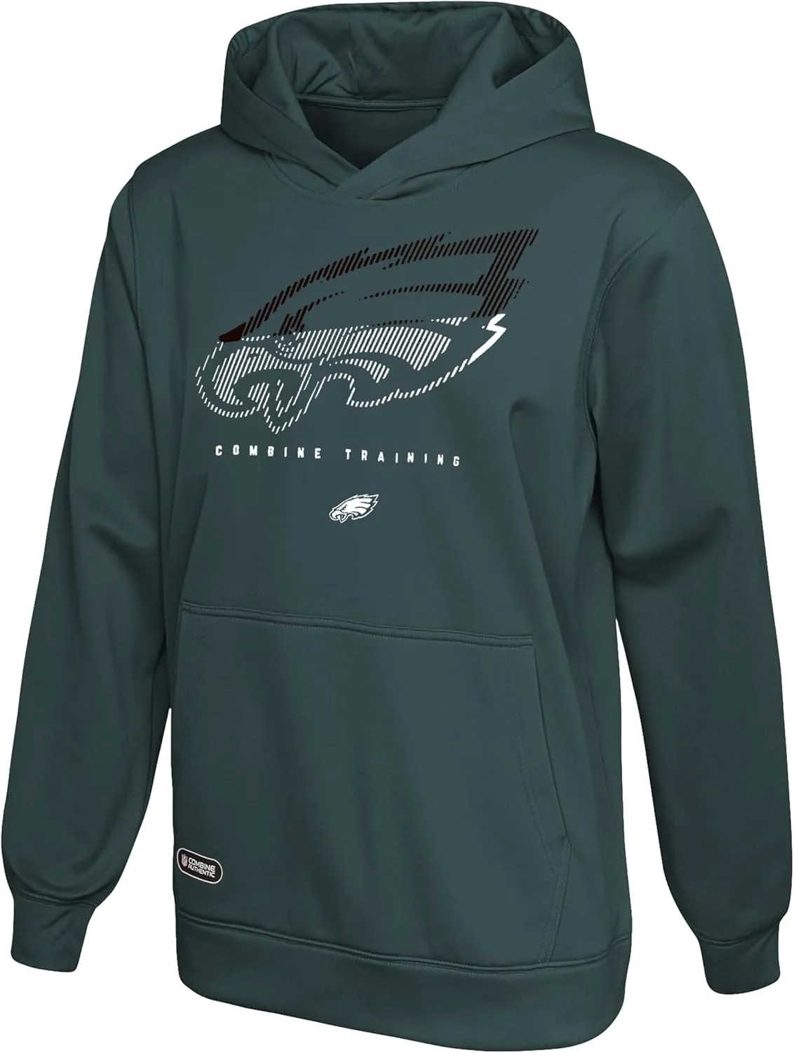 NFL Youth 8-20 Touchdown Team Color Performance Primary Logo Pullover Hoodie