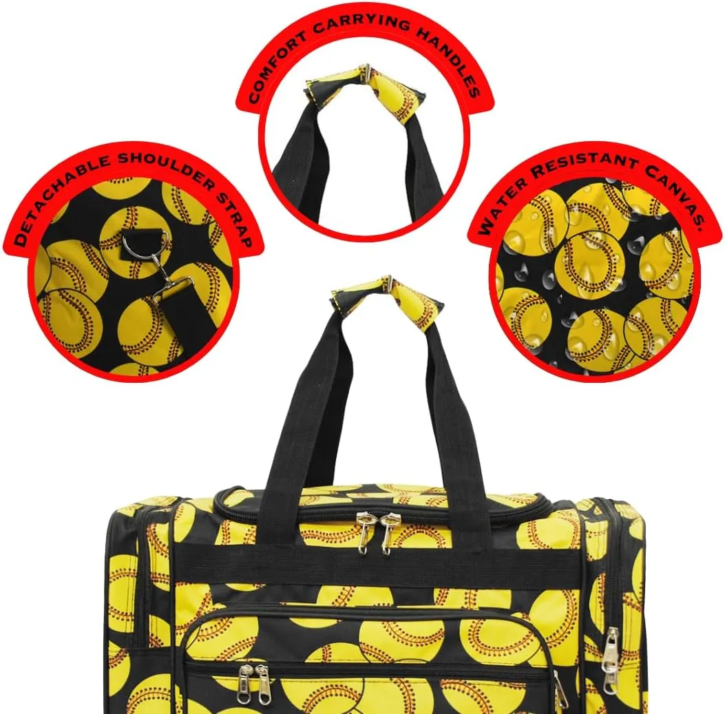 NGIL Canvas 20" inch Duffle Bag (Softball)