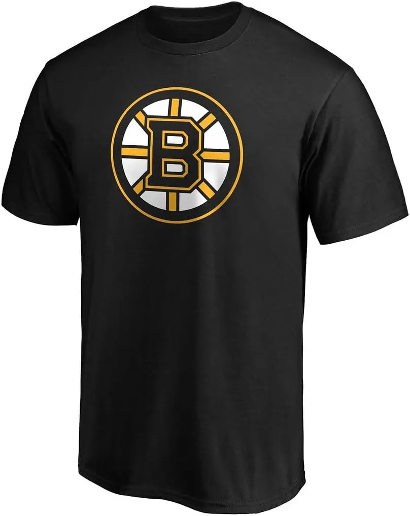 NHL Kids Youth 8-20 Official Team Color Polyester Performance Primary Logo Short Sleeve T-Shirt