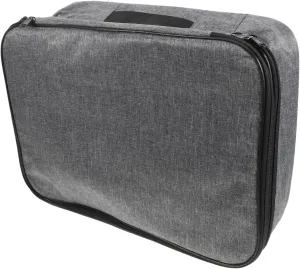 NOLITOY Secure Zipper Lock Pouch Id Card Holder Multiple Pockets Document Pouch for Travel and Office