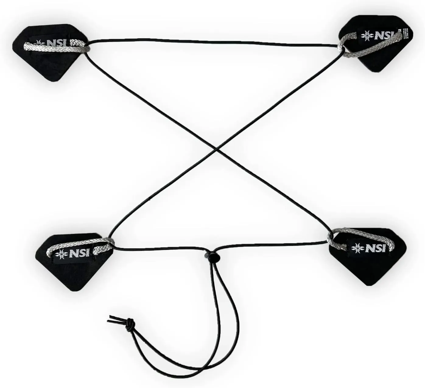 NSI® Bungee-It Deck Attachment System Elastic Bungee Storage SUP Bungee Deck Rigging Kit Paddleboard Deck Netting Accessories fo SUP Kayaks Small Boats Fishing RV Quad ATV